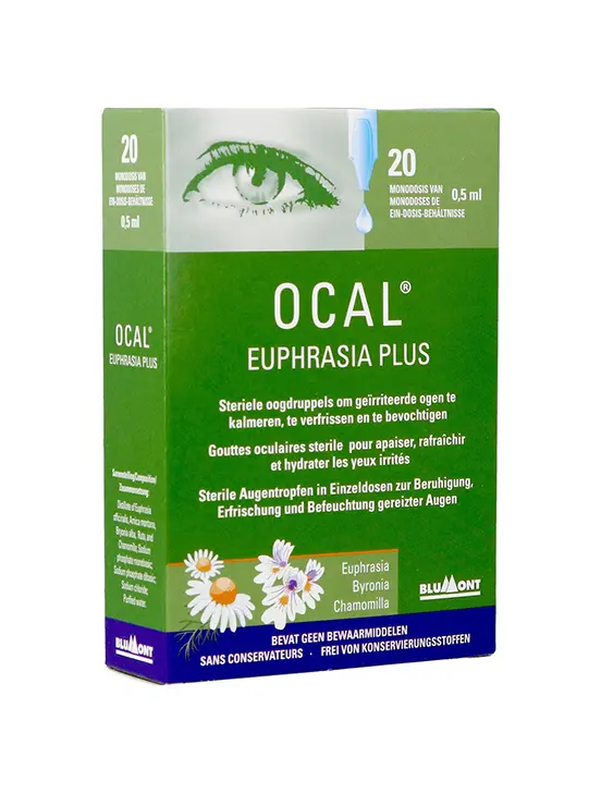 Euphrasia - Sterile eye drops in single-dose vials. - Front Panel