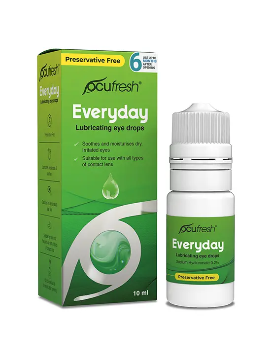 Everyday - Lubricating eye drops. - Front Panel